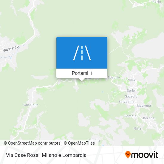 Mappa Via Case Rossi