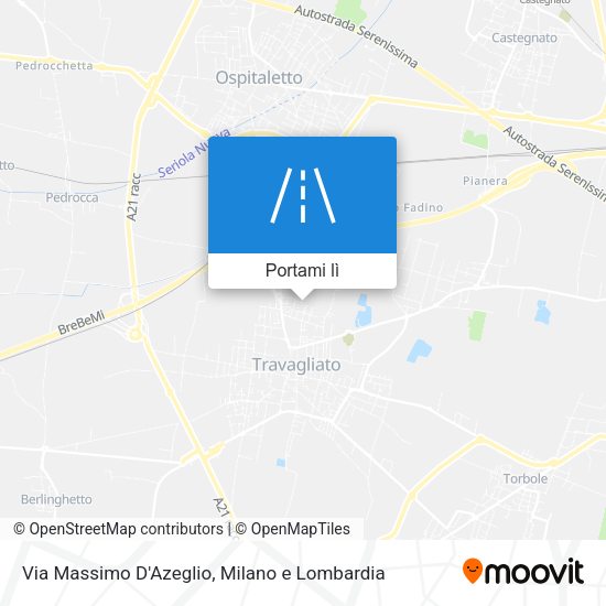 Mappa Via Massimo D'Azeglio