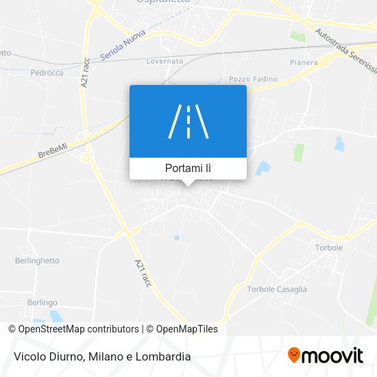 Mappa Vicolo Diurno