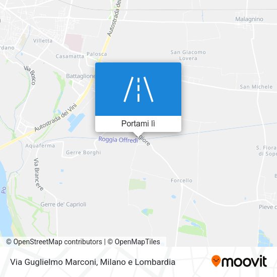 Mappa Via Guglielmo Marconi