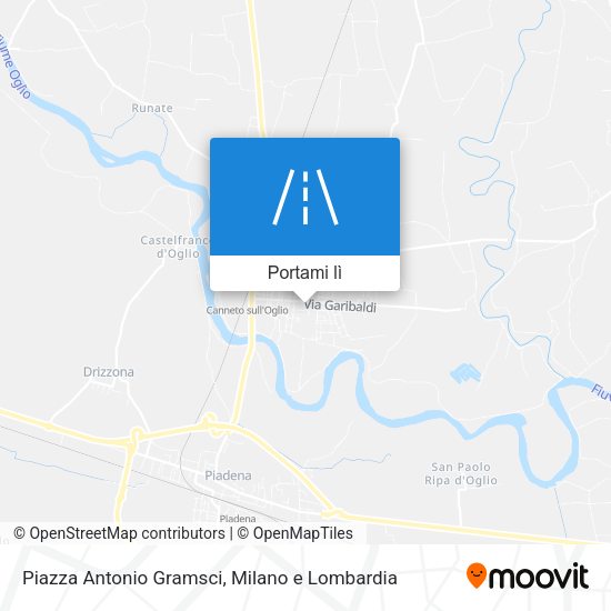 Mappa Piazza Antonio Gramsci