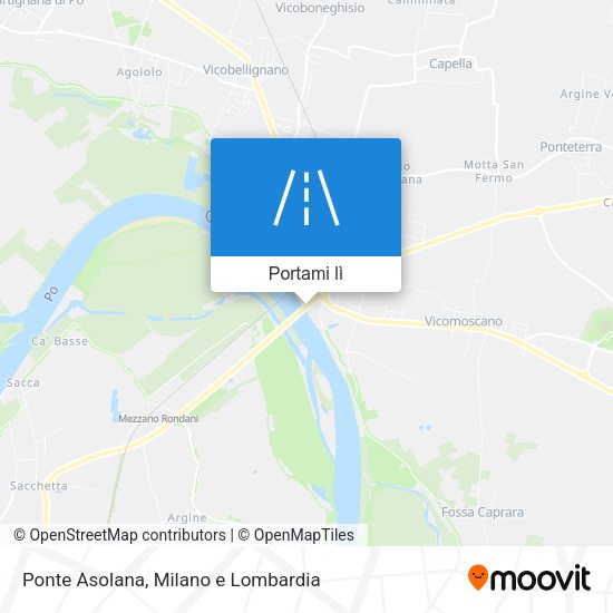 Mappa Ponte Asolana