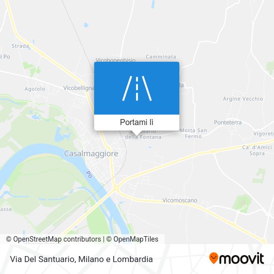 Mappa Via Del Santuario