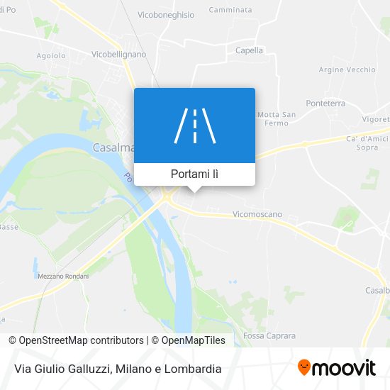 Mappa Via Giulio Galluzzi