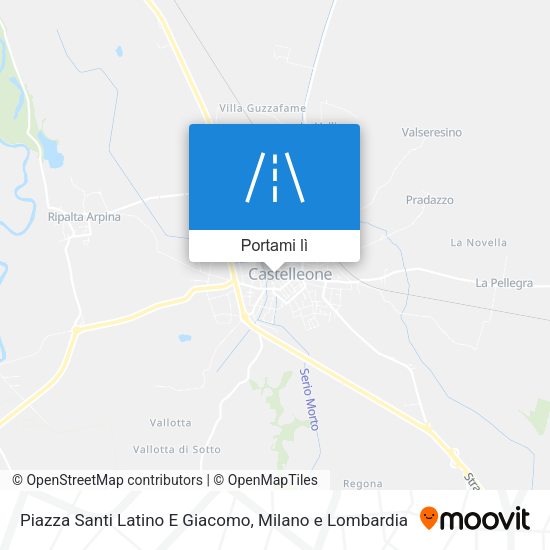 Mappa Piazza Santi Latino E Giacomo