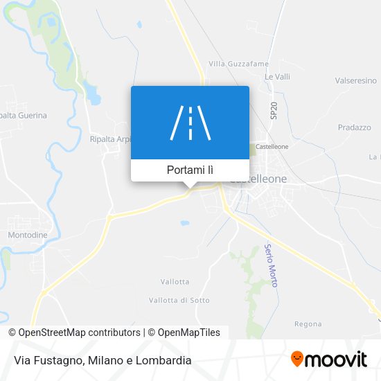Mappa Via Fustagno