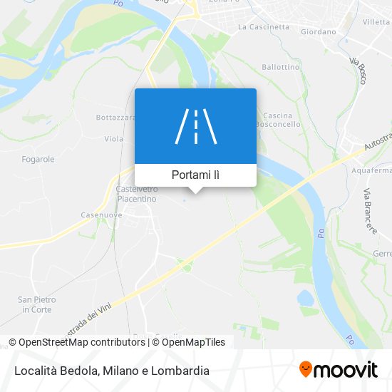 Mappa Località Bedola