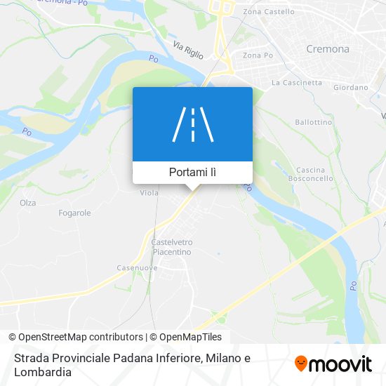 Mappa Strada Provinciale Padana Inferiore