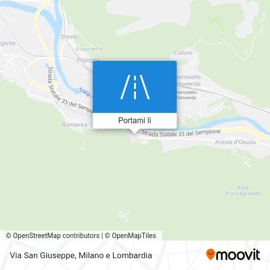 Mappa Via San Giuseppe