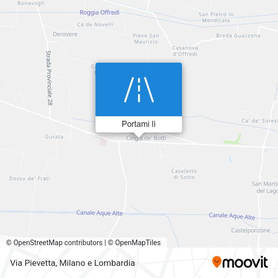 Mappa Via Pievetta