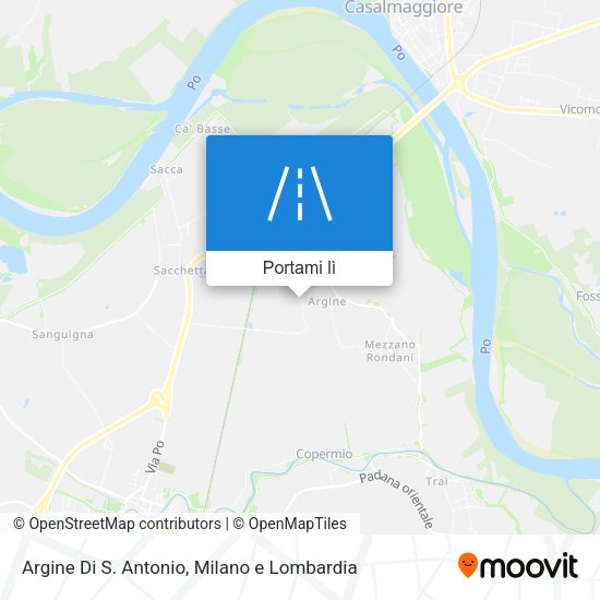 Mappa Argine Di S. Antonio