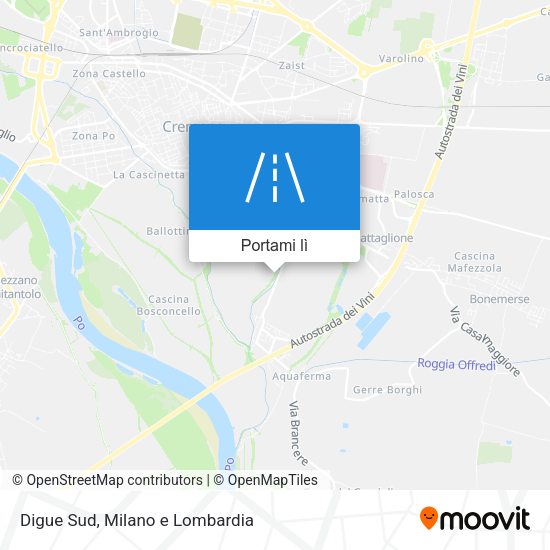Mappa Digue Sud