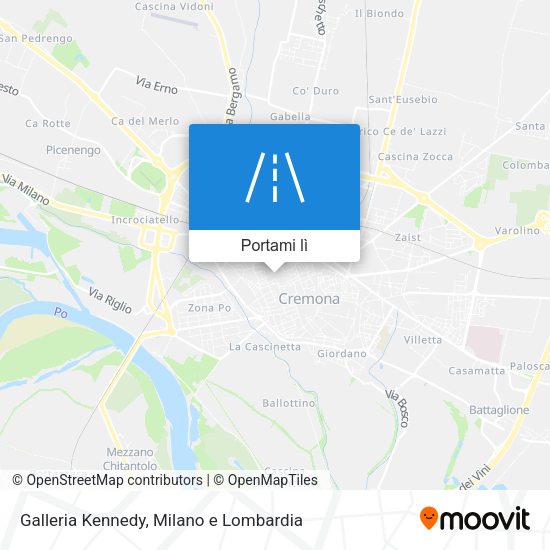 Mappa Galleria Kennedy