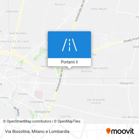 Mappa Via Bissolina
