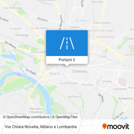 Mappa Via Chiara Novella