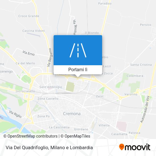 Mappa Via Del Quadrifoglio