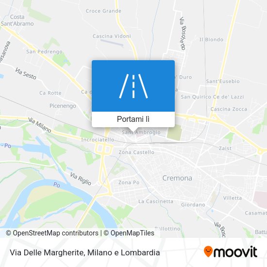 Mappa Via Delle Margherite