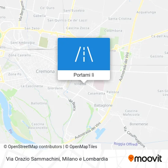 Mappa Via Orazio Sammachini