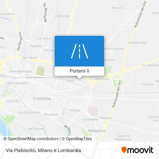 Mappa Via Plebiscito
