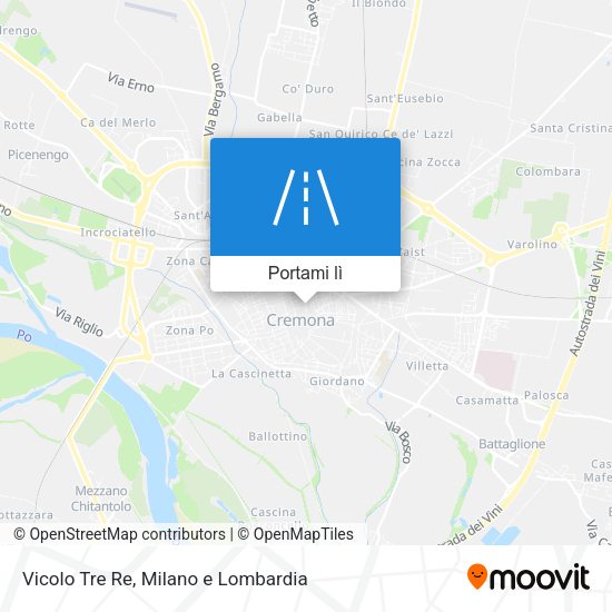 Mappa Vicolo Tre Re