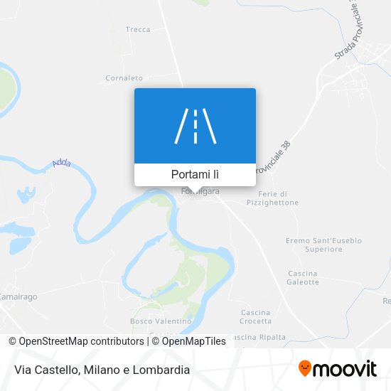 Mappa Via Castello