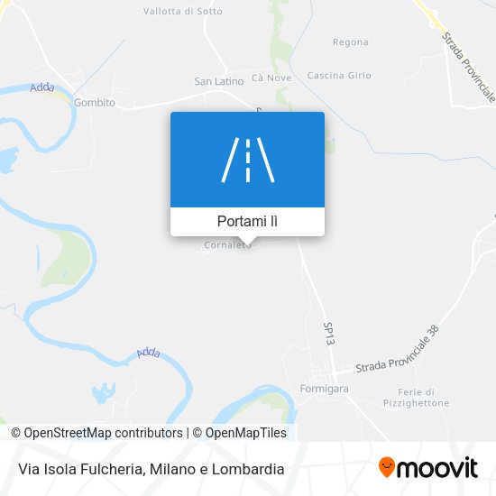 Mappa Via Isola Fulcheria