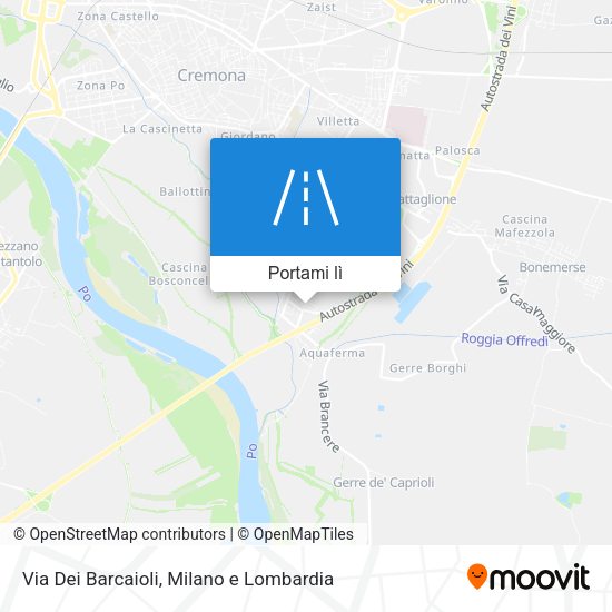 Mappa Via Dei Barcaioli