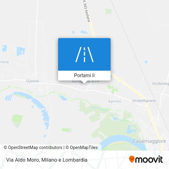Mappa Via Aldo Moro
