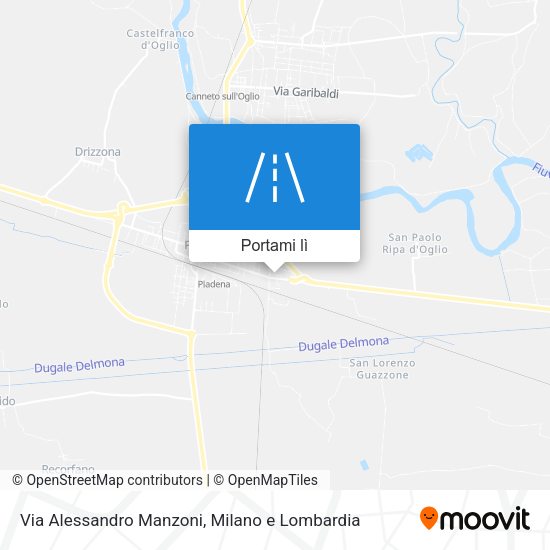 Mappa Via Alessandro Manzoni