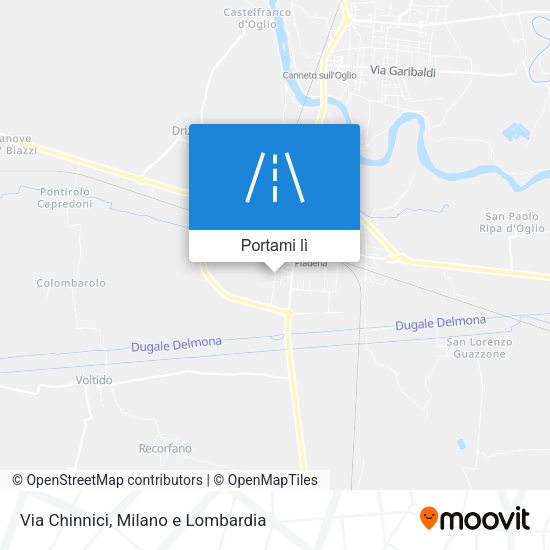 Mappa Via Chinnici