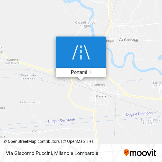 Mappa Via Giacomo Puccini