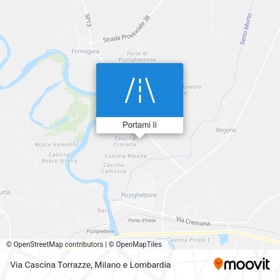 Mappa Via Cascina Torrazze
