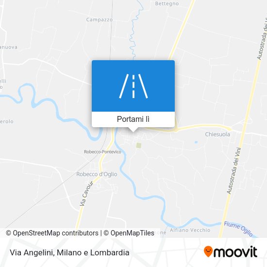 Mappa Via Angelini