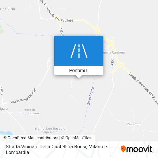 Mappa Strada Vicinale Della Castellina Bossi
