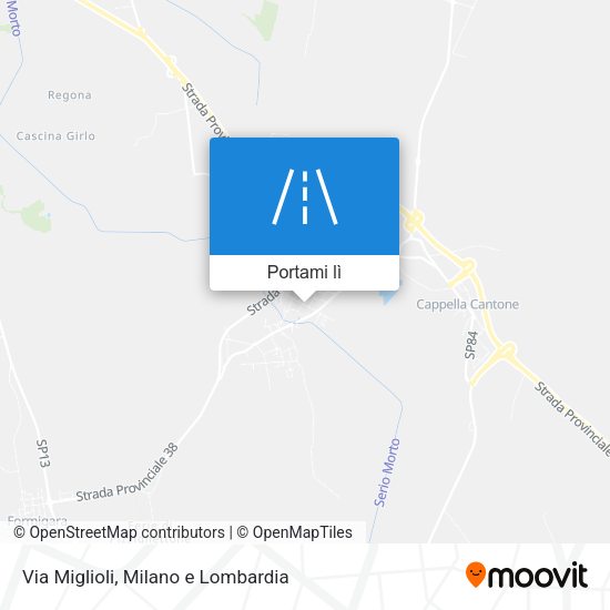 Mappa Via Miglioli