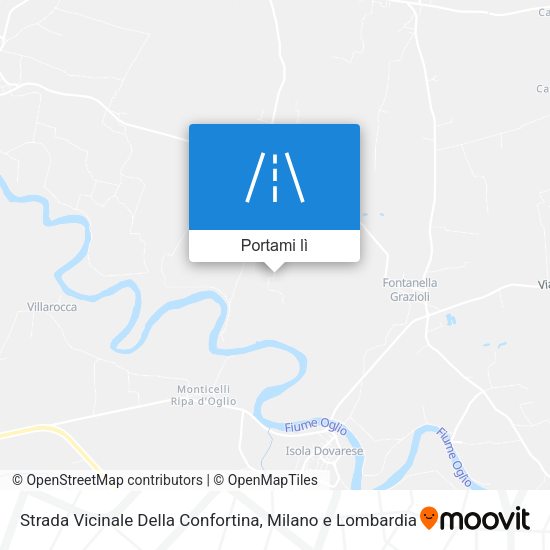 Mappa Strada Vicinale Della Confortina