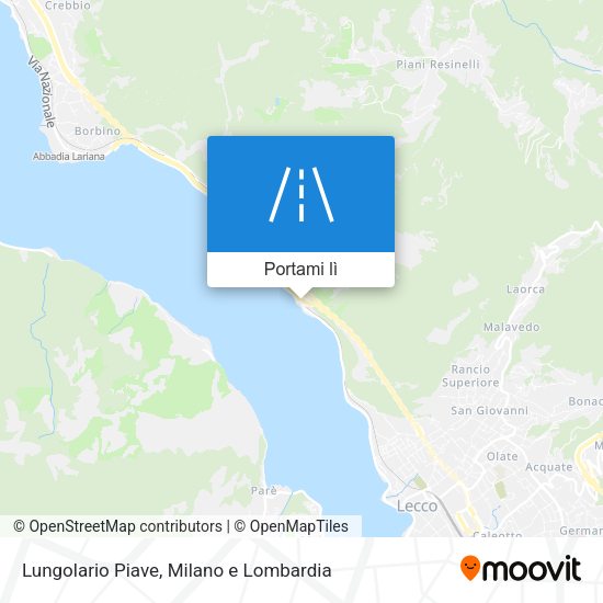 Mappa Lungolario Piave