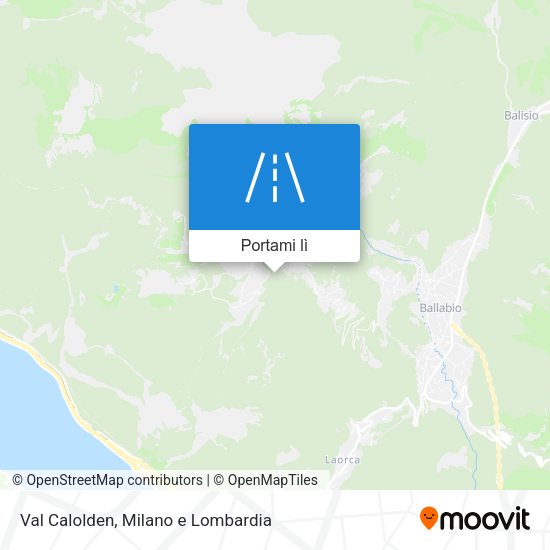 Mappa Val Calolden