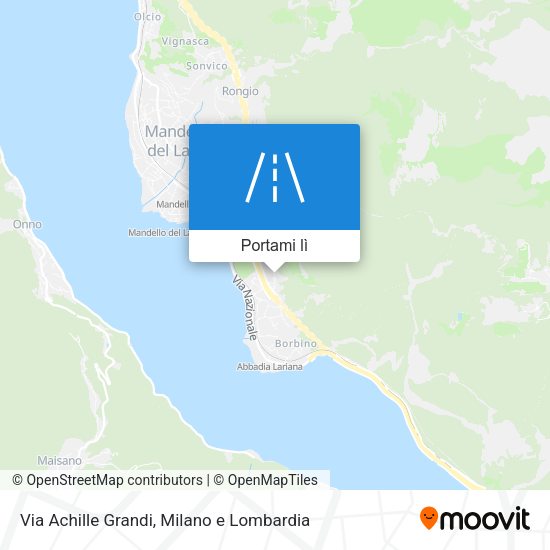 Mappa Via Achille Grandi