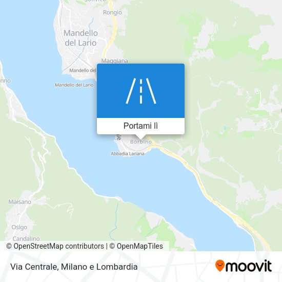Mappa Via Centrale