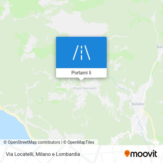 Mappa Via Locatelli