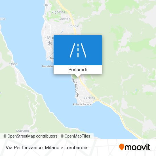 Mappa Via Per Linzanico