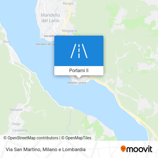 Mappa Via San Martino