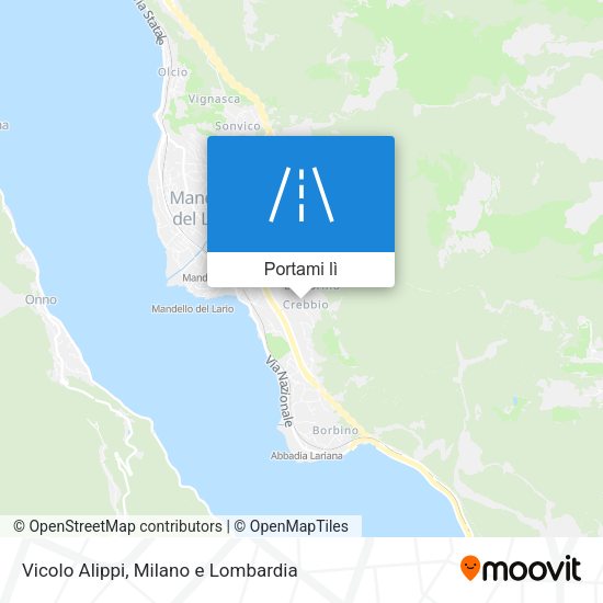Mappa Vicolo Alippi
