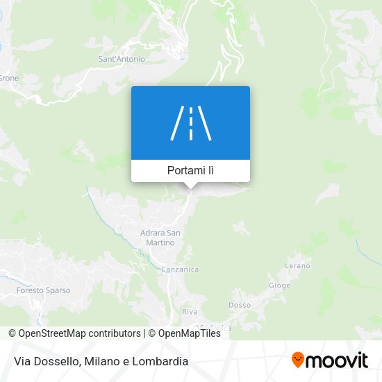 Mappa Via Dossello