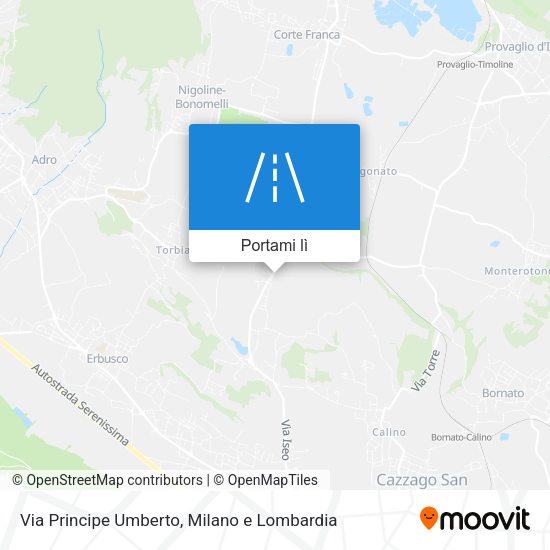Mappa Via Principe Umberto