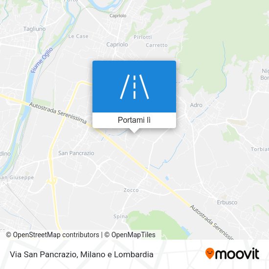 Mappa Via San Pancrazio