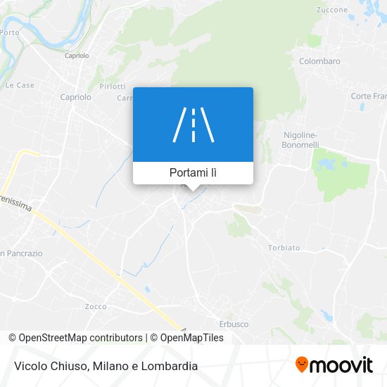 Mappa Vicolo Chiuso