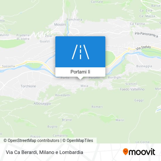 Mappa Via Ca Berardi