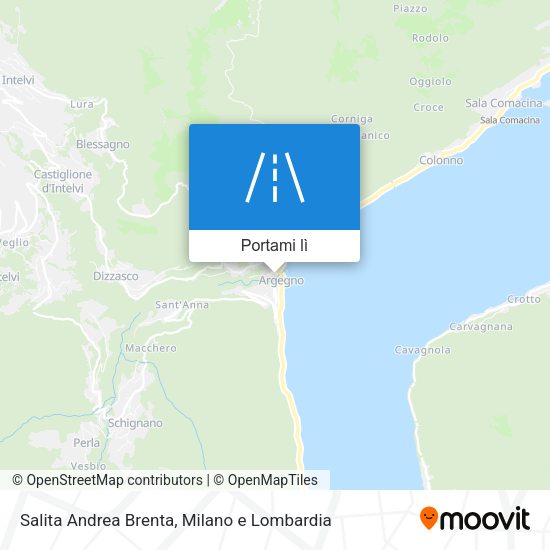 Mappa Salita Andrea Brenta